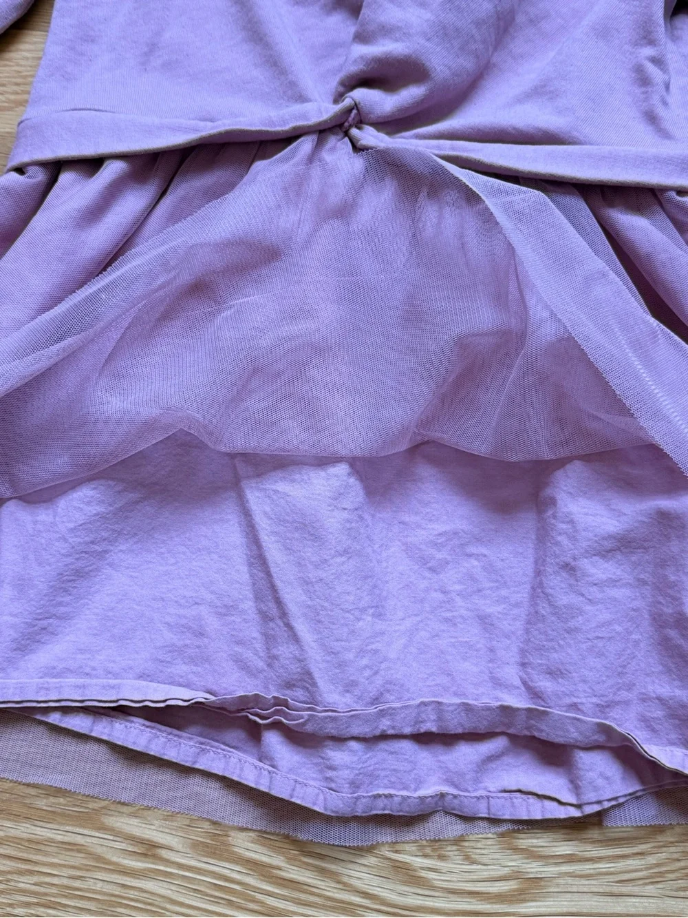 Baby Gap Kids' Knot Front Long Sleeve Dress - Lilac (5T)